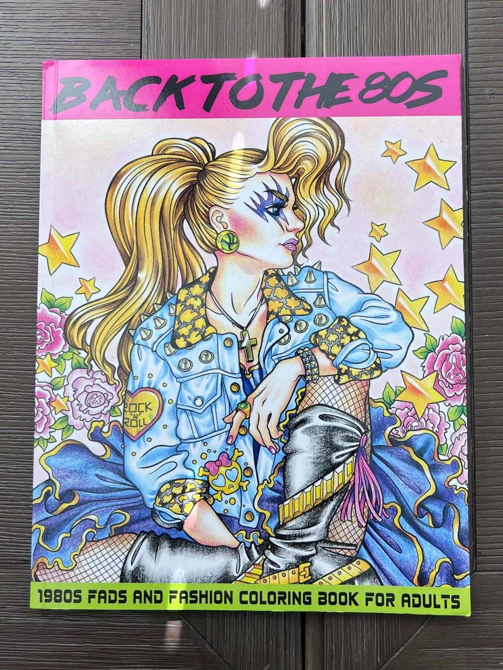 Back To The 80s Adult Coloring Book